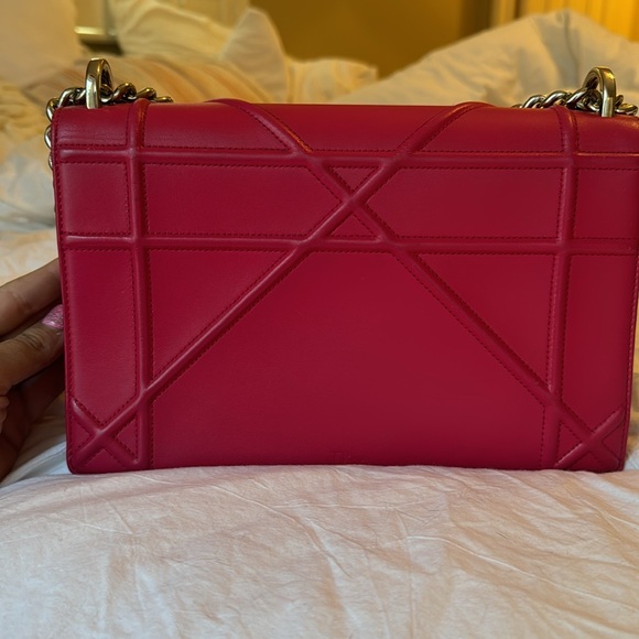DIOR diorama in hot pink w/silver hardware - Picture 2 of 8